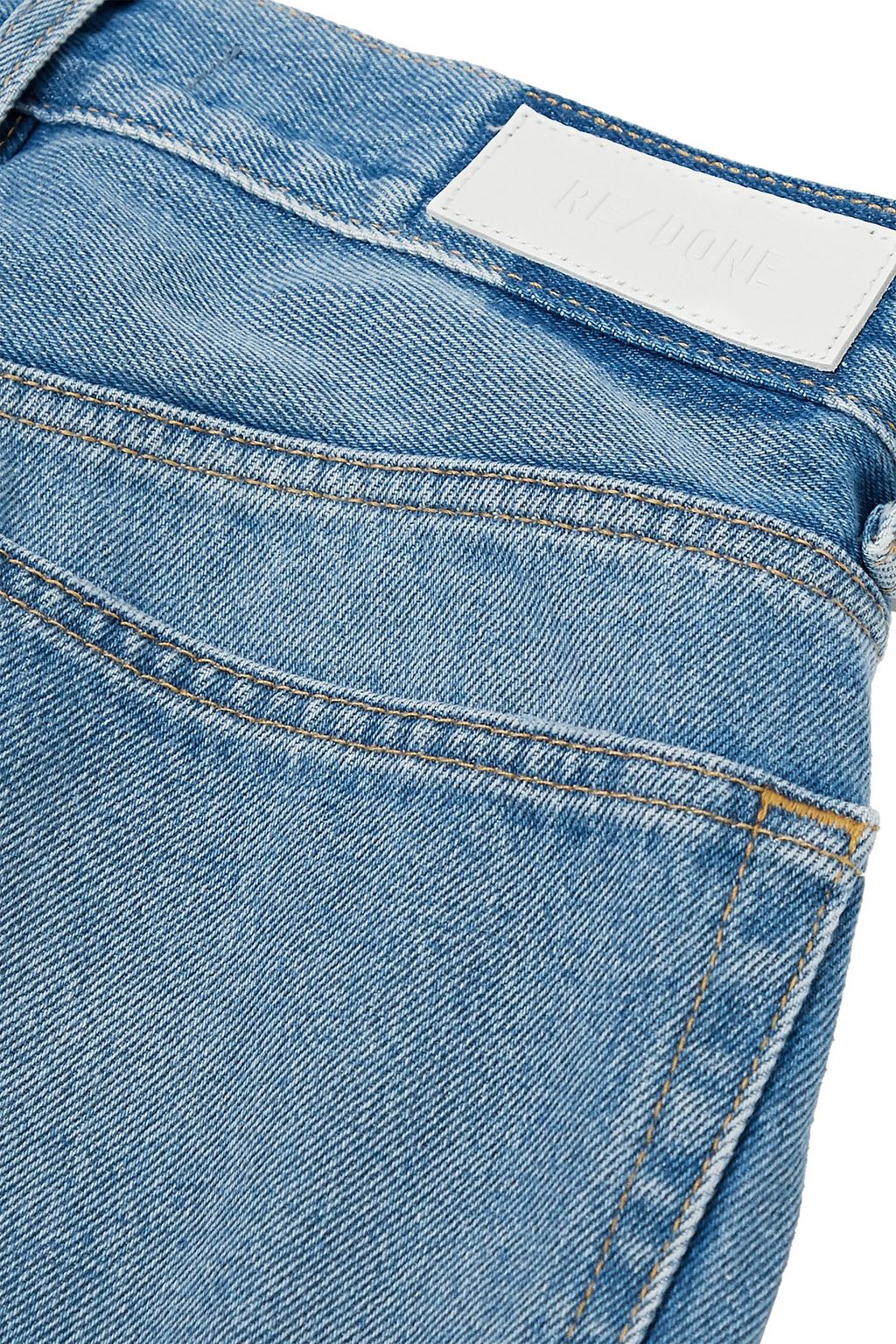 RE/DONE 40s Zoot pleated high-rise tapered jeans