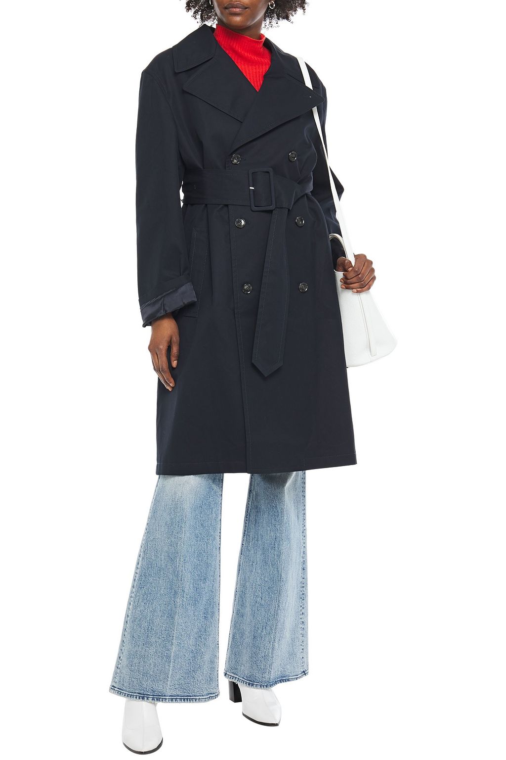 MM6 MAISON MARGIELA Belted cotton-twill trench coat