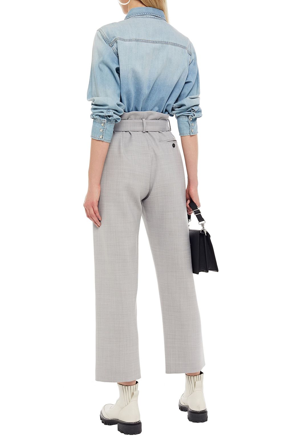 MM6 MAISON MARGIELA Belted twill straight-leg pants