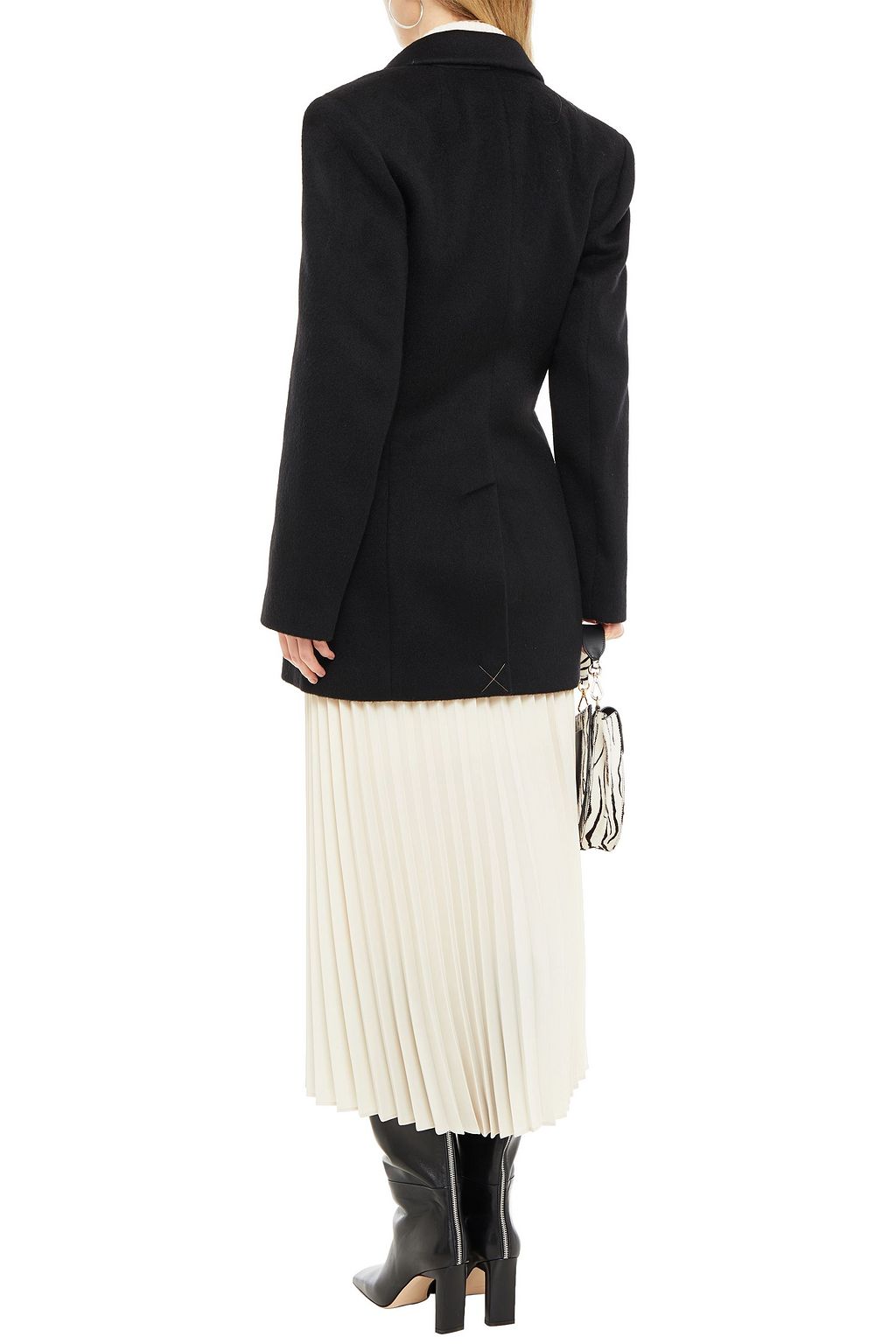 KHAITE Allison brushed-felt blazer