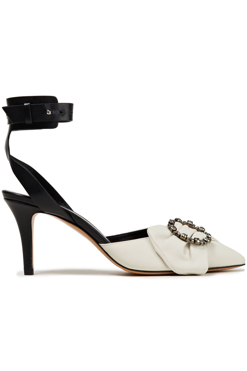 embellished mid heels