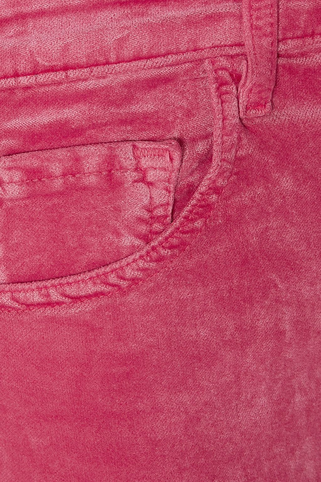 J BRAND Julia cotton-blend velvet kick-flare pants