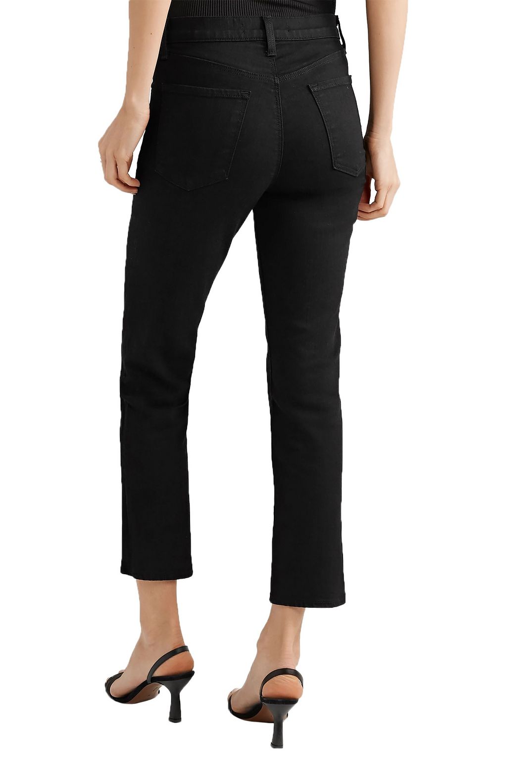 J BRAND Ruby cropped high-rise slim-leg jeans