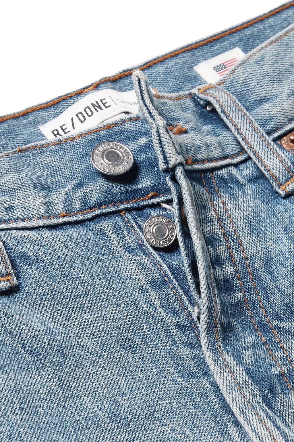 RE/DONE '90s Relaxed Long high-rise straight-leg jeans