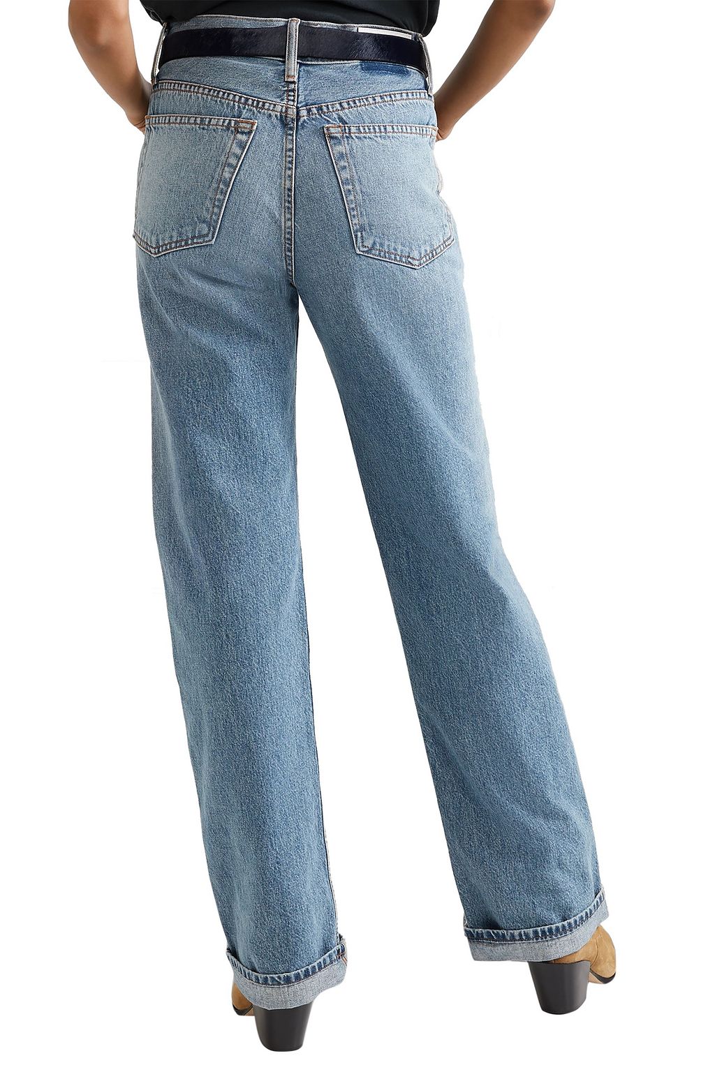 RE/DONE '90s Relaxed Long high-rise straight-leg jeans