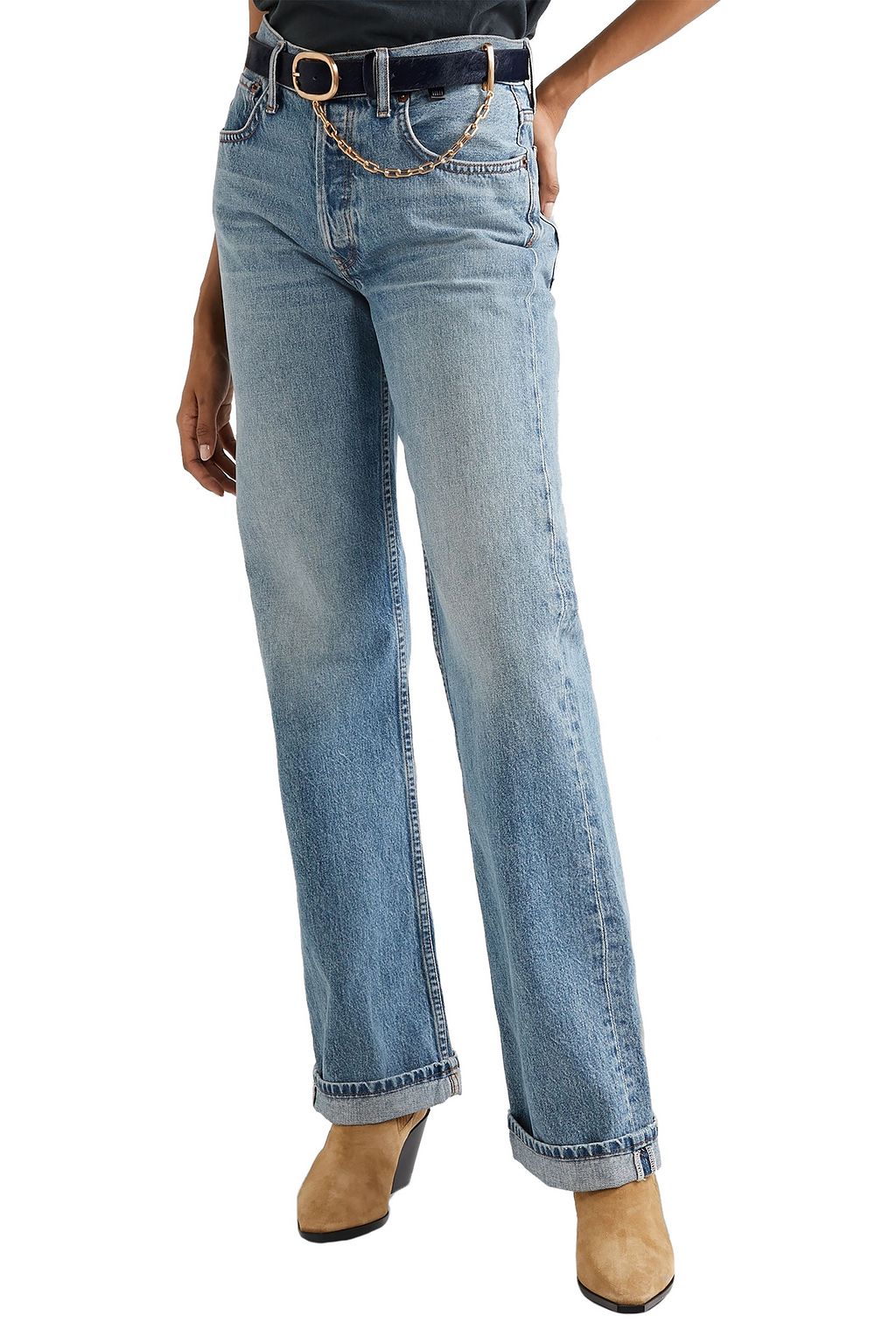 RE/DONE '90s Relaxed Long high-rise straight-leg jeans