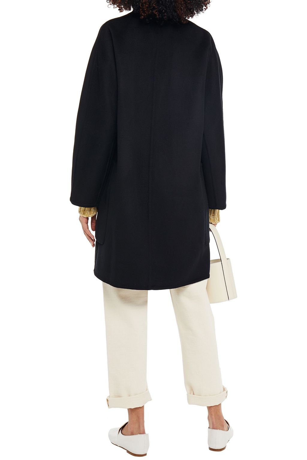VINCE. Wool and cashmere-blend felt coat