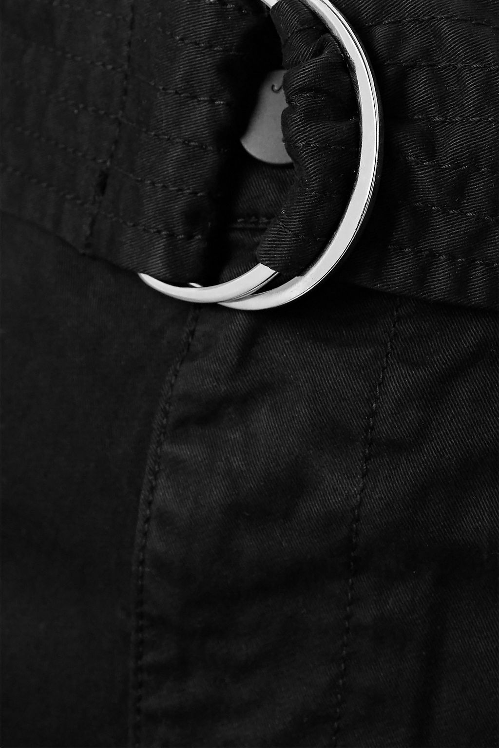 J BRAND Athena belted cotton-blend twill tapered pants