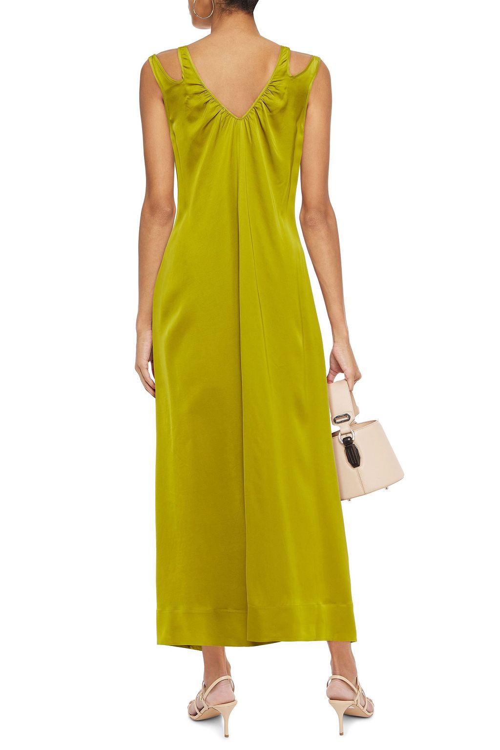 RODEBJER Oceanside cutout twill maxi dress