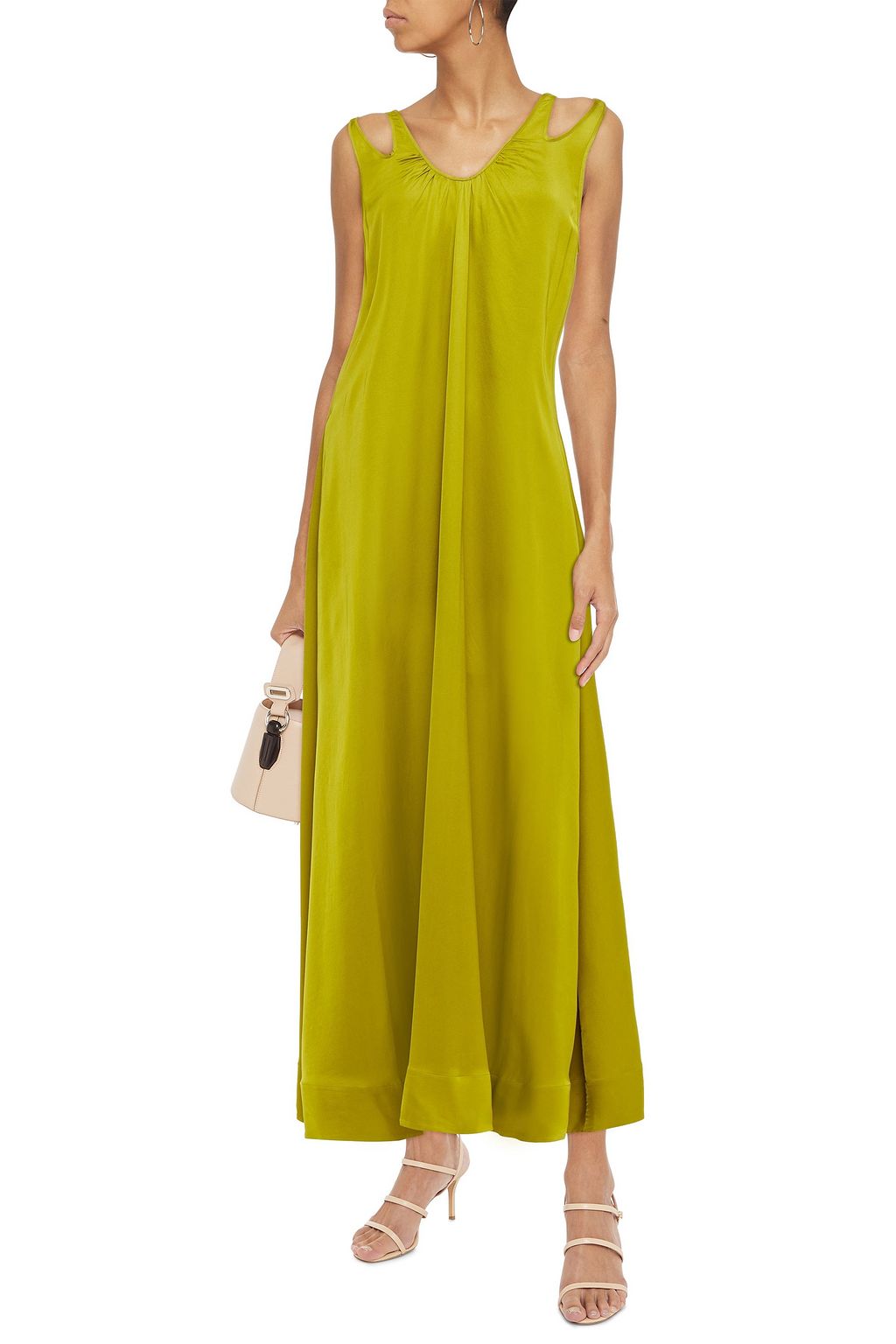 RODEBJER Oceanside cutout twill maxi dress