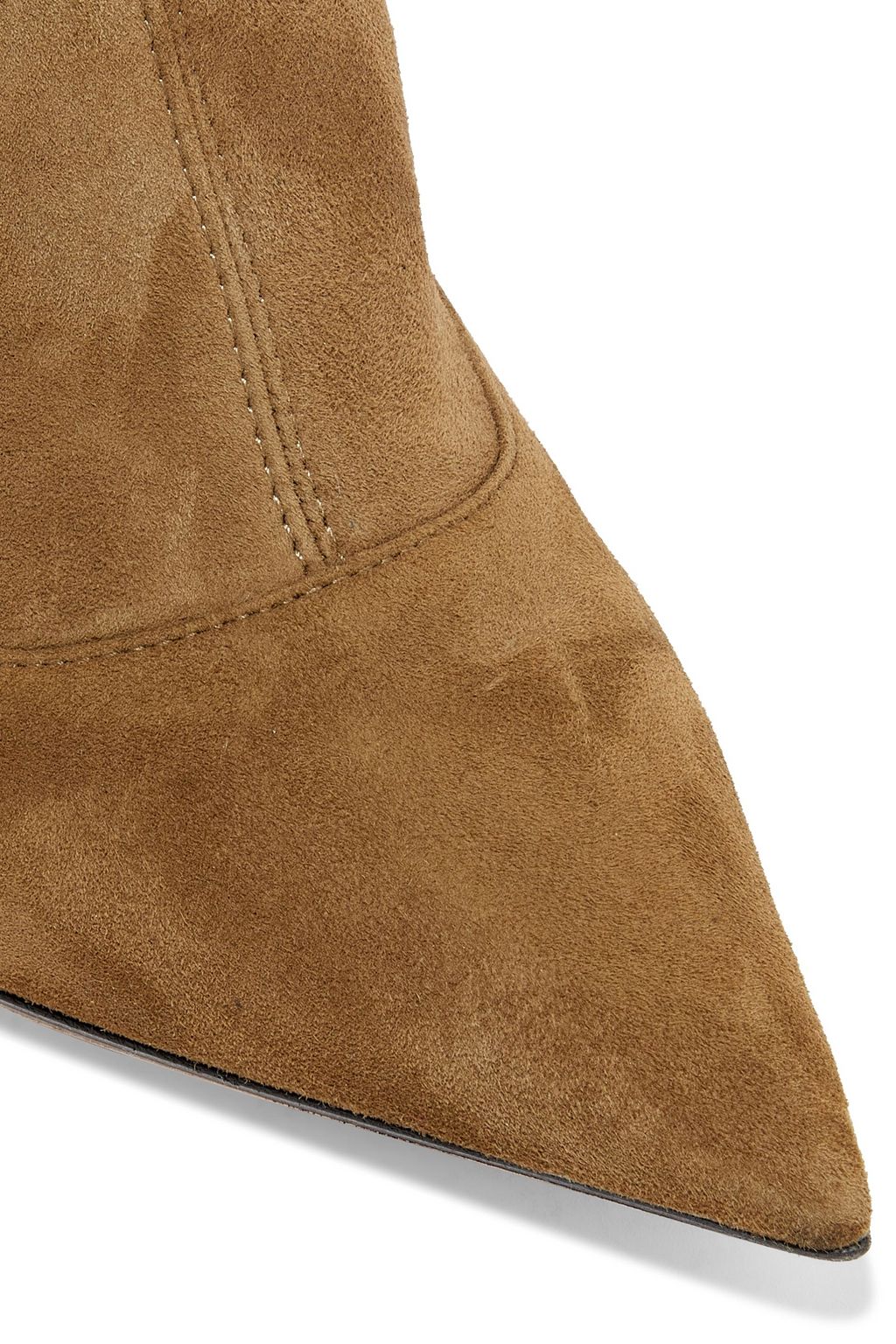SERGIO ROSSI Cindy stretch-suede thigh boots