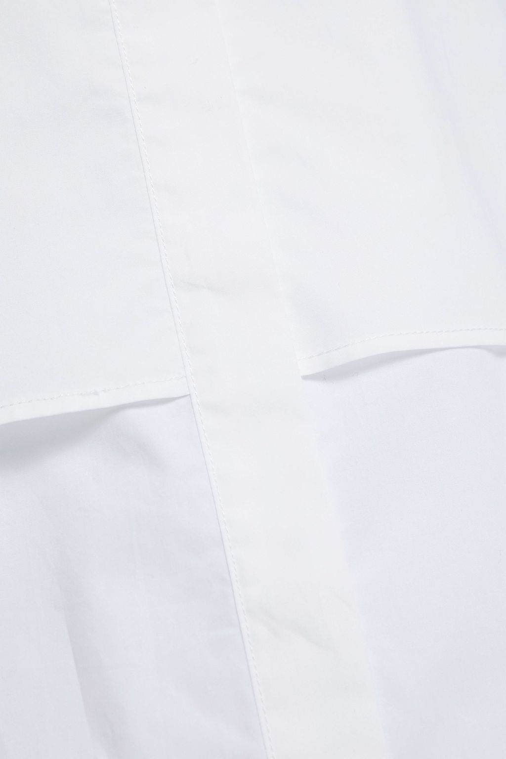 MM6 MAISON MARGIELA Mehrlagiges Hemdkleid aus Baumwollpopeline in Minilänge
