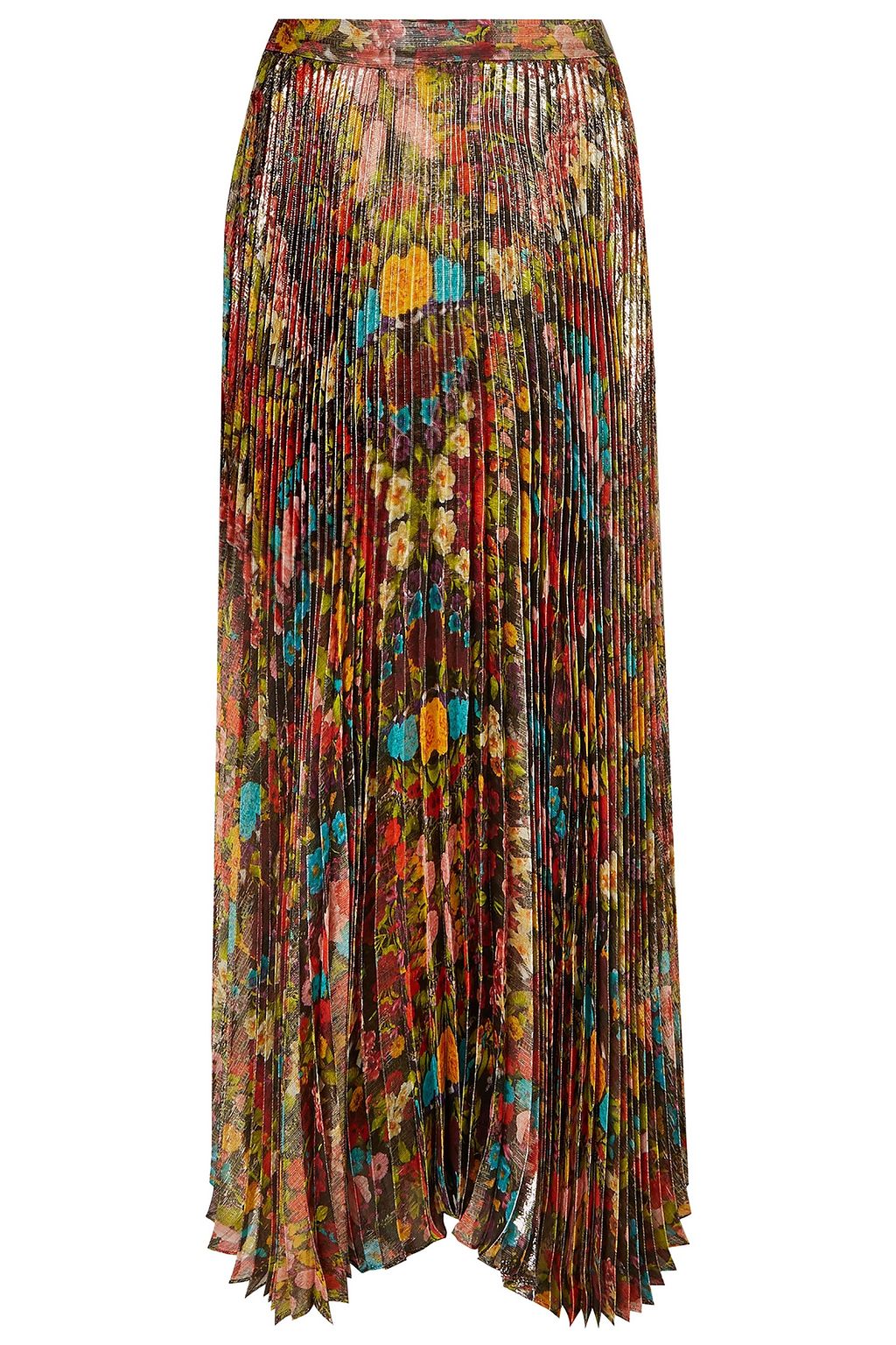 multicolor maxi skirt