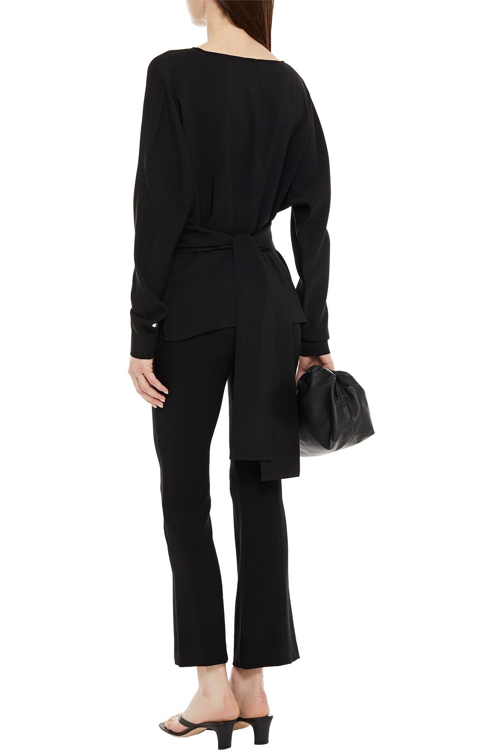 RODEBJER Madele gathered crepe top