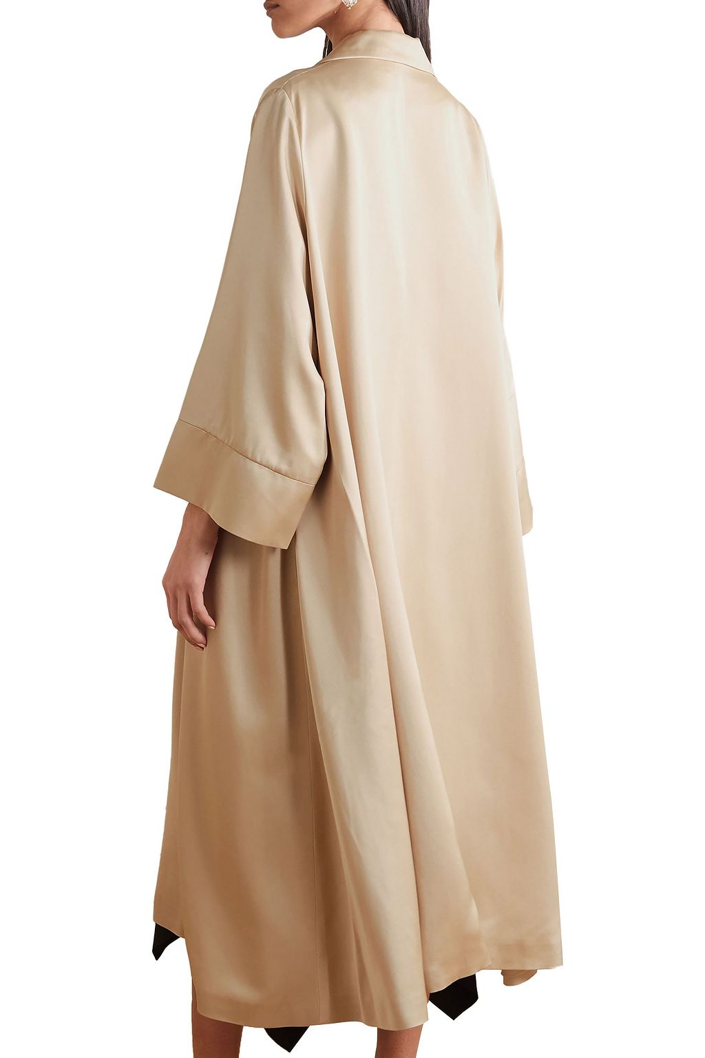 BERNADETTE Sofia oversized satin coat