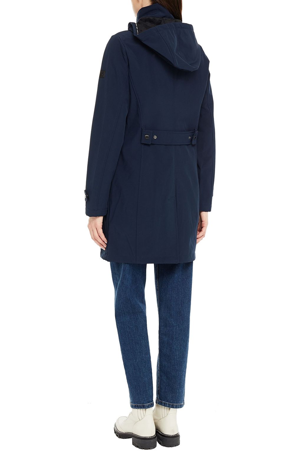 DKNY Shell hooded raincoat