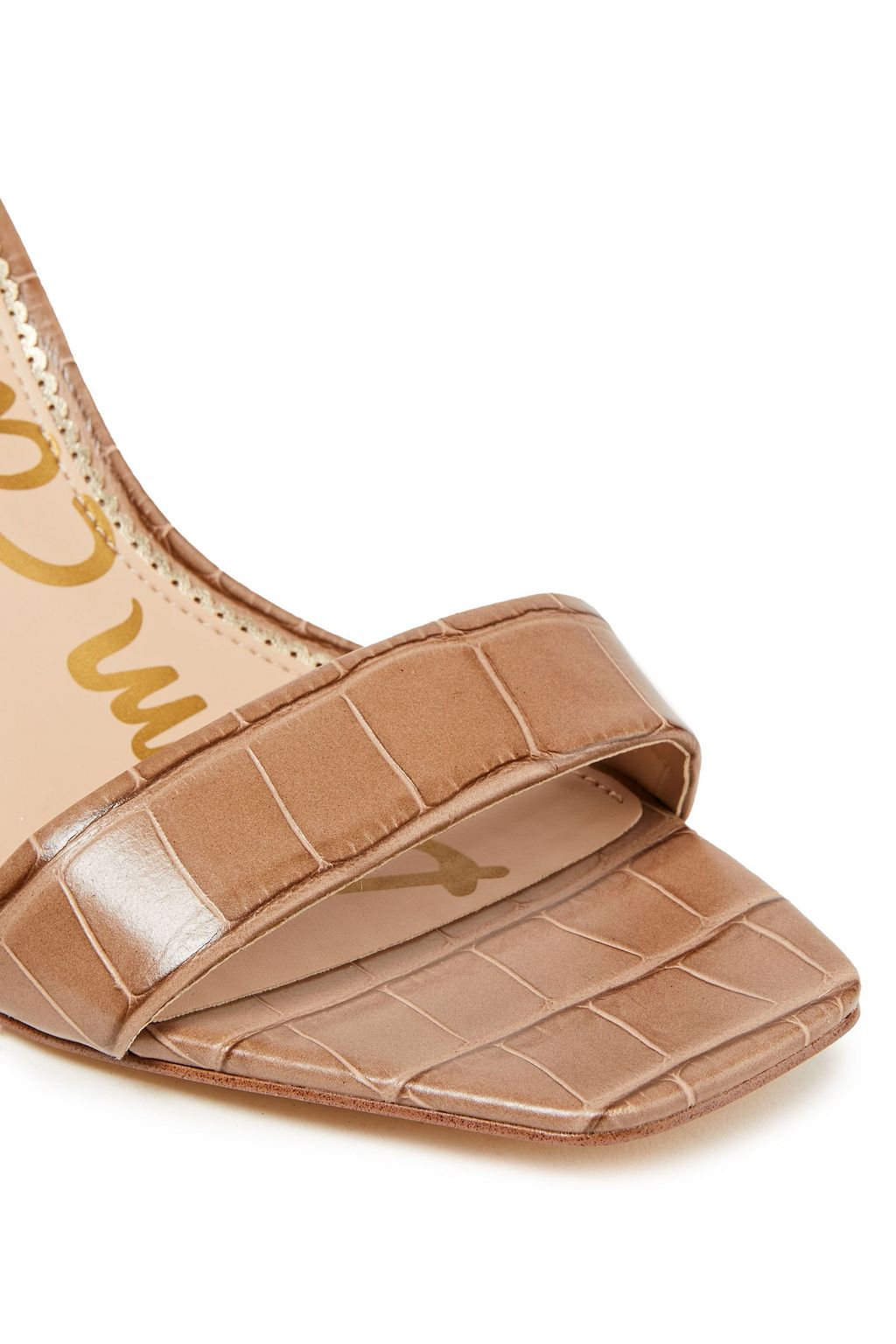 SAM EDELMAN Daniella croc-effect leather sandals