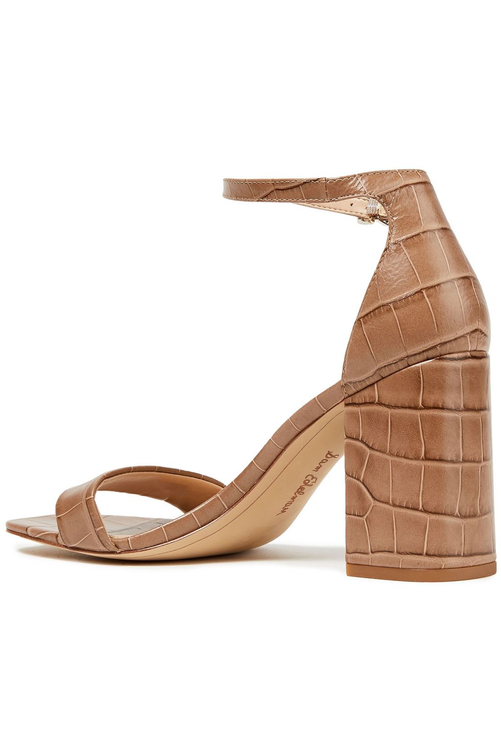 SAM EDELMAN Daniella croc-effect leather sandals