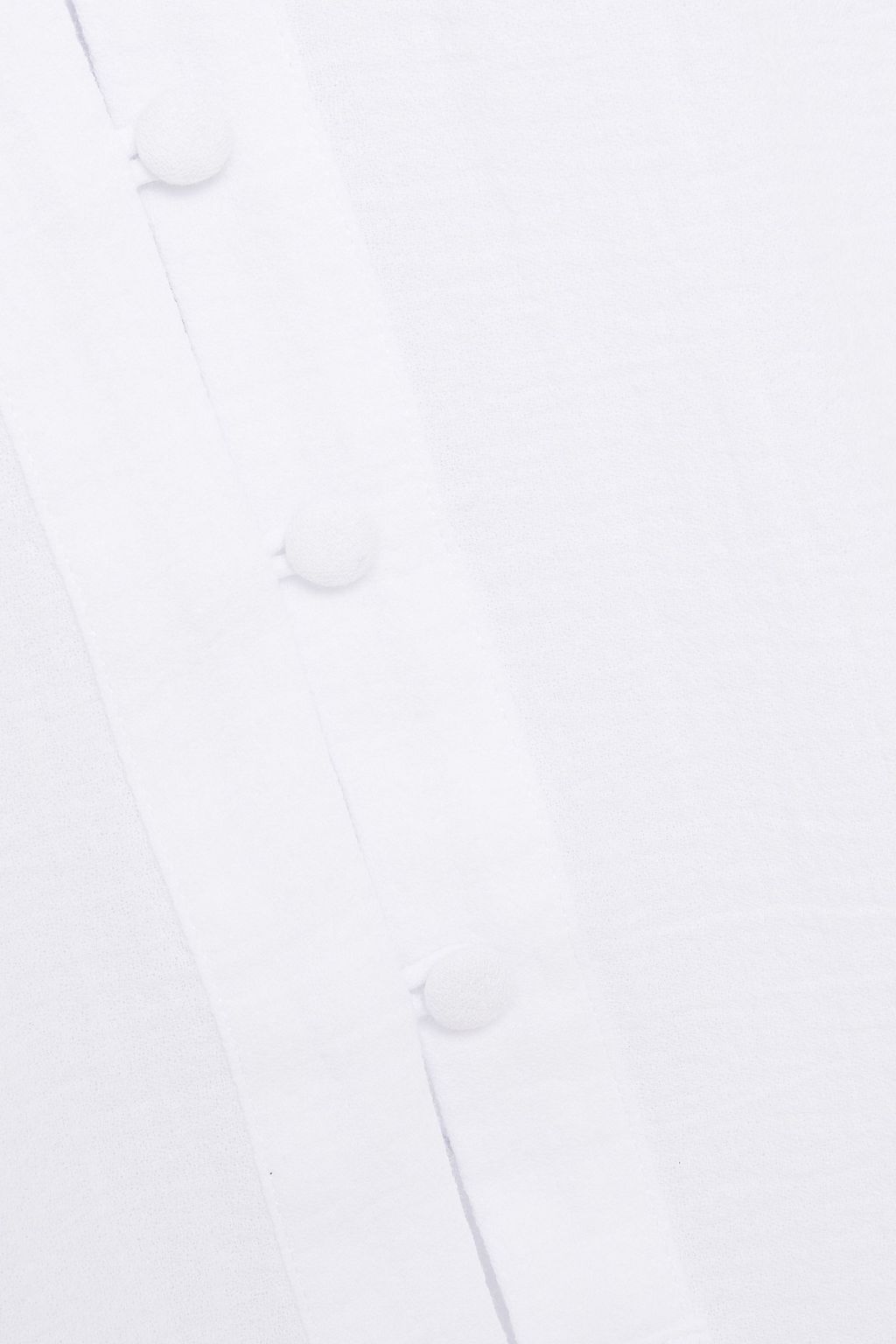 RODEBJER Casuarina gathered crinkled-cotton blouse
