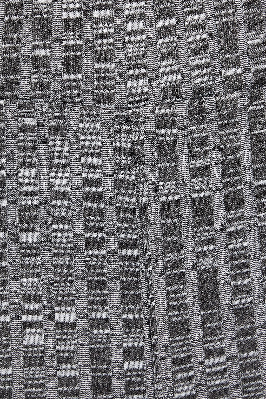 MM6 MAISON MARGIELA Kick-flare-Hose aus Jacquard-Strick