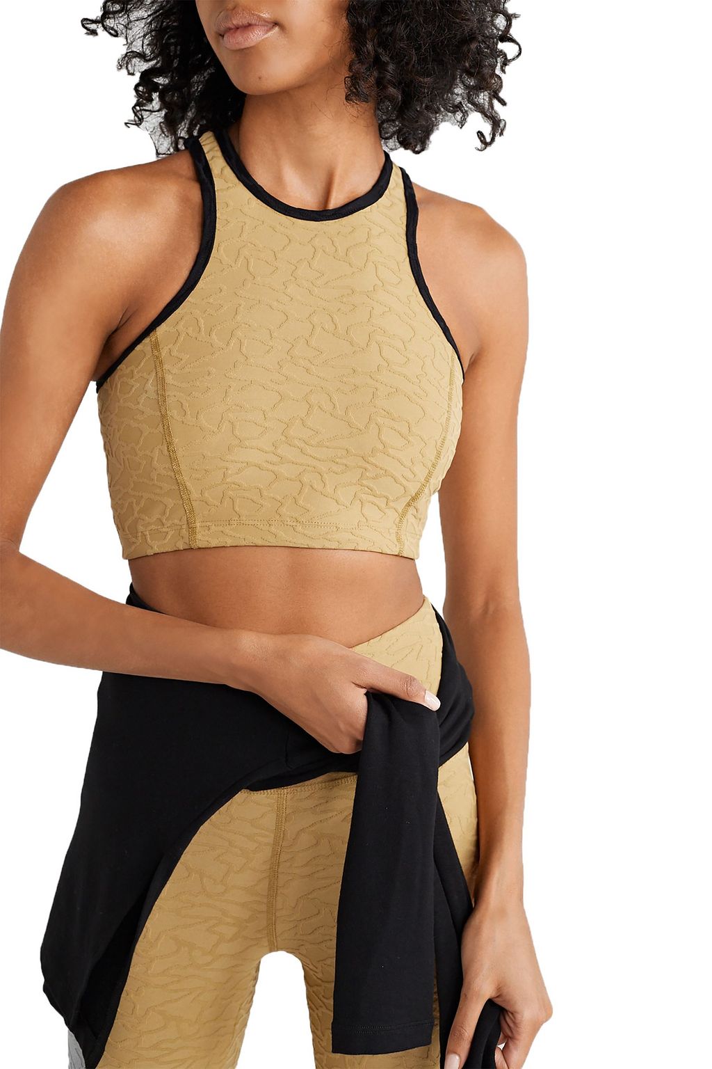 TWENTY MONTRÉAL Connect 3D stretch jacquard-knit sports bra