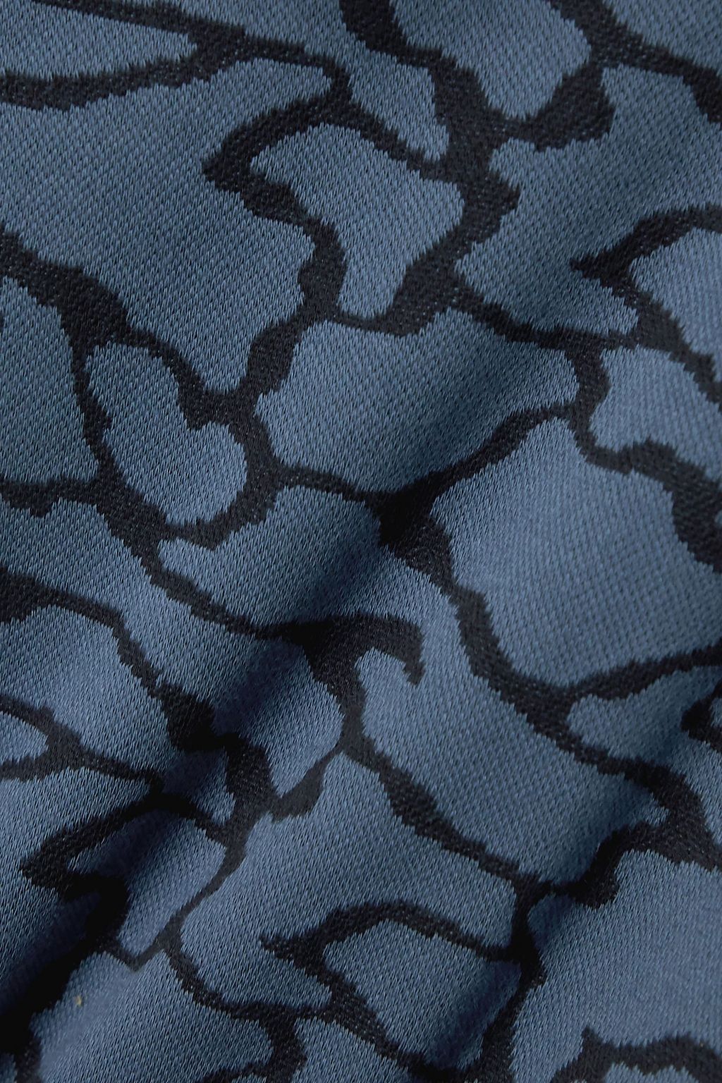 TWENTY MONTRÉAL Hyper Reality cropped cotton-blend jacquard-knit hoodie