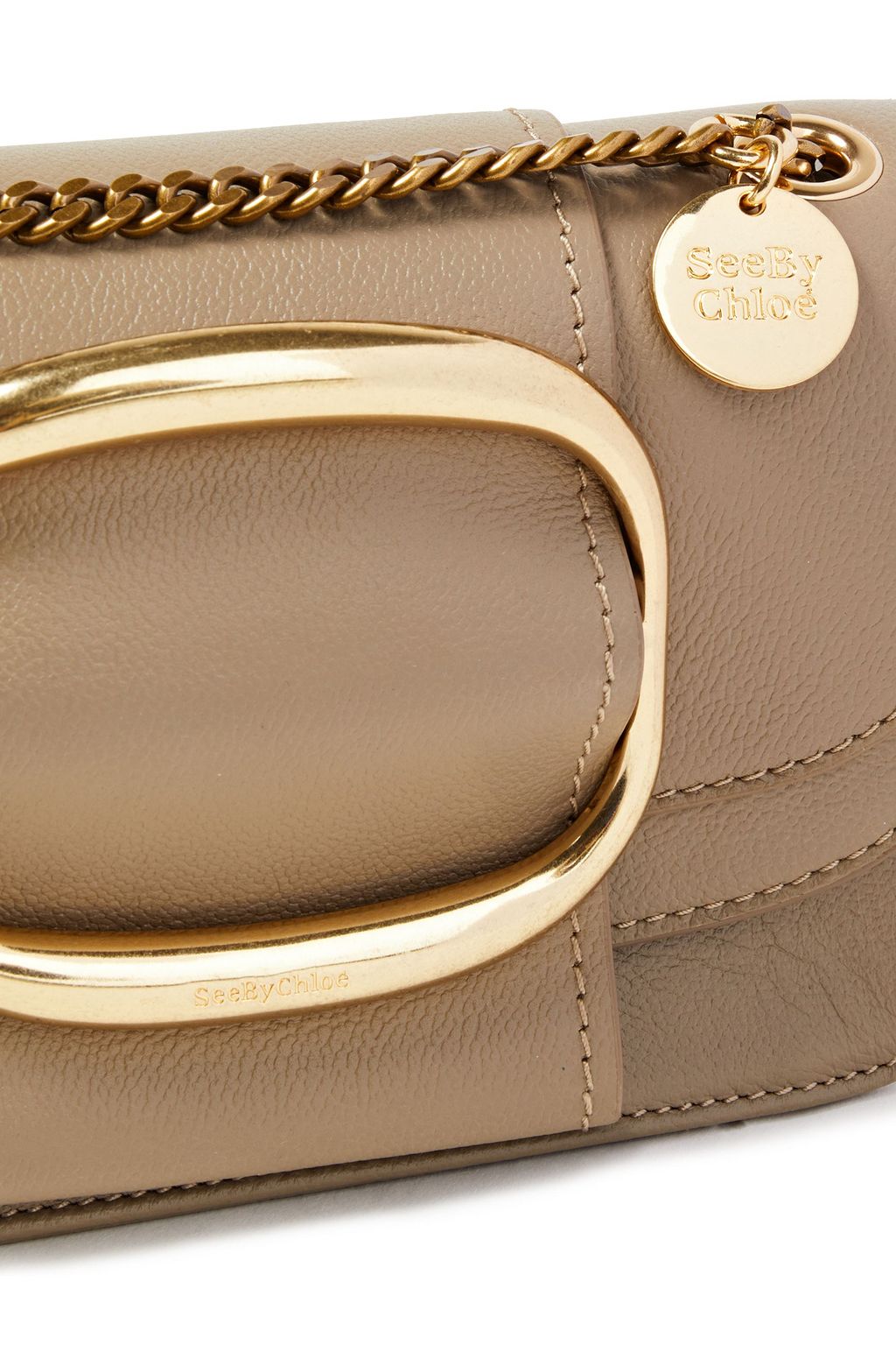 SEE BY CHLOÉ Hopper textured-leather shoulder bag