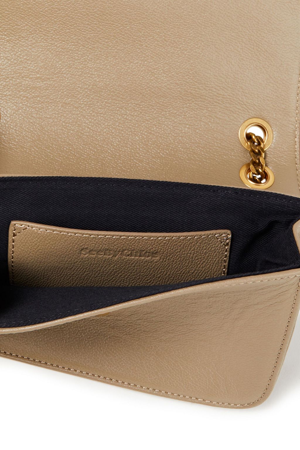 SEE BY CHLOÉ Hopper textured-leather shoulder bag