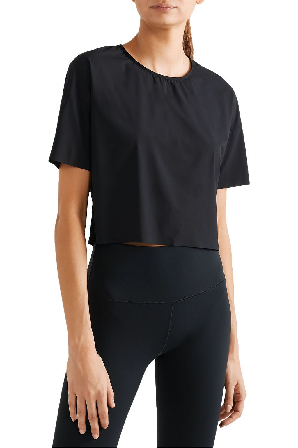 WONE Classic cropped stretch-jersey T-shirt