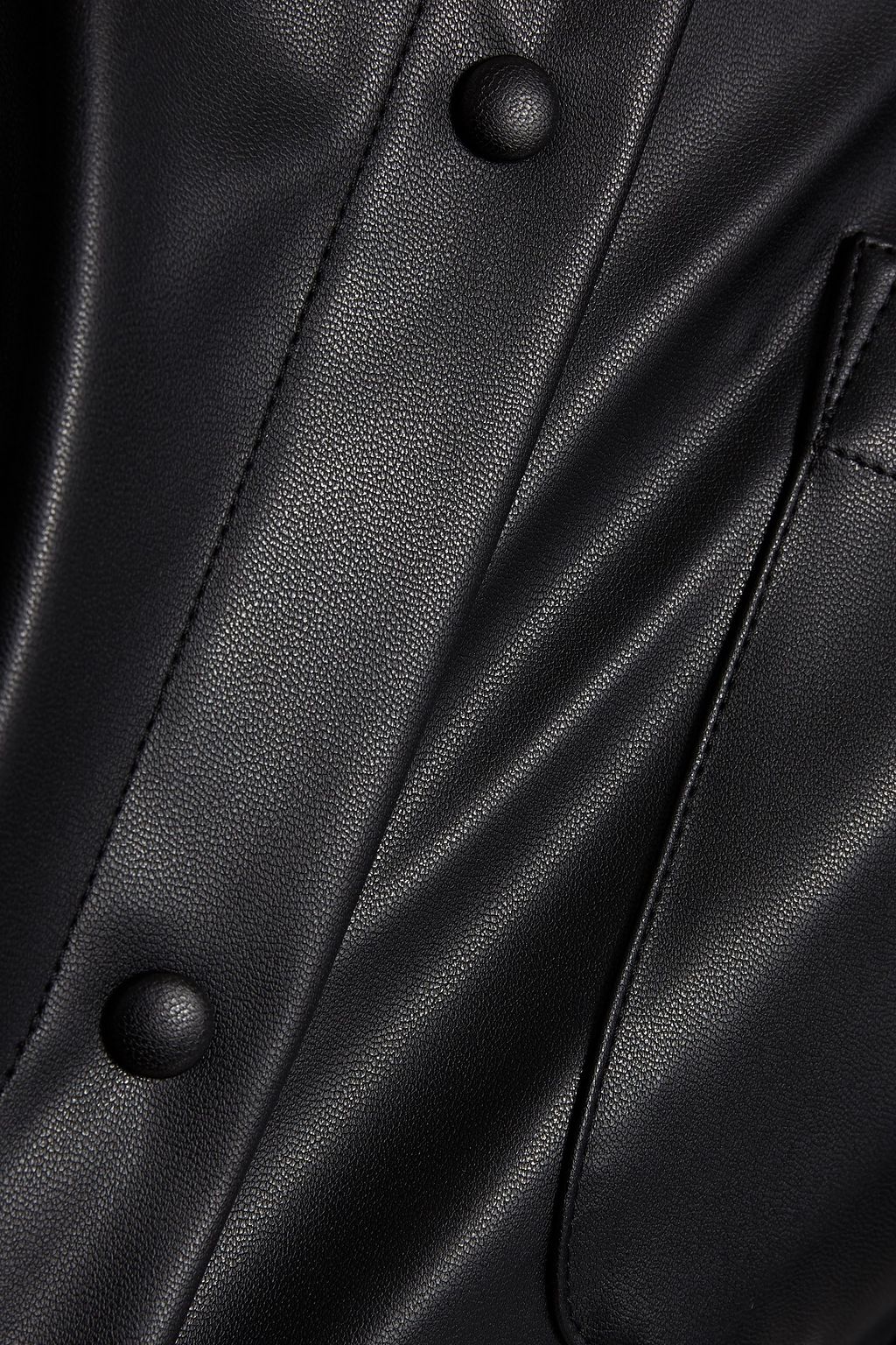 MSGM Faux leather shirt