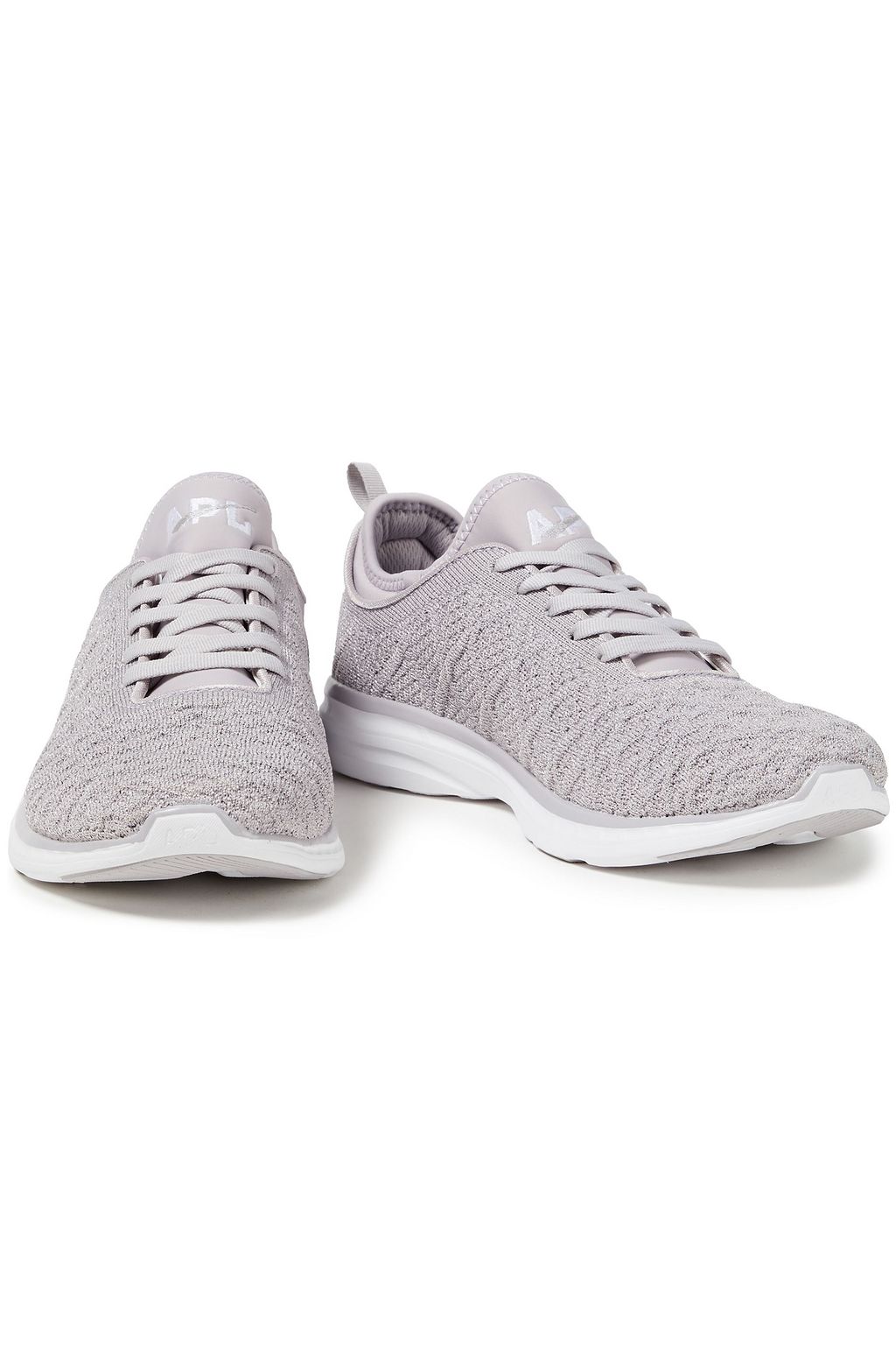 APL ATHLETIC PROPULSION LABS TechLoom Phantom metallic 3D mesh and neoprene sneakers