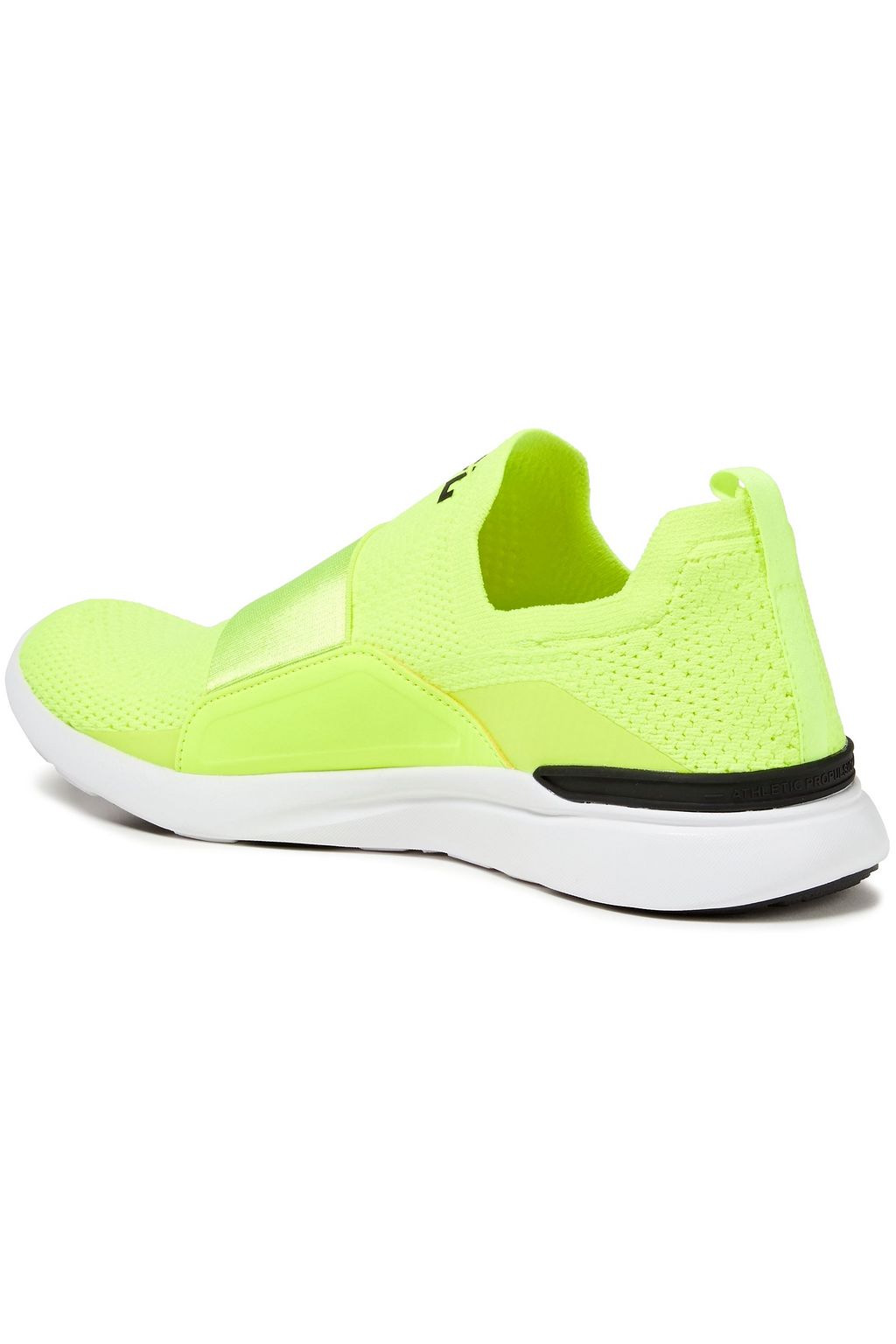 APL ATHLETIC PROPULSION LABS TechLoom Bliss neon mesh and neoprene slip-on sneakers
