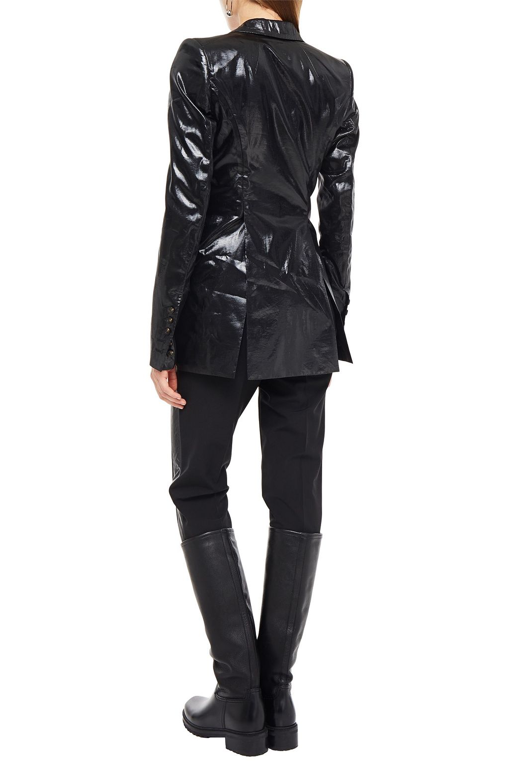 RICK OWENS Coated-woven blazer