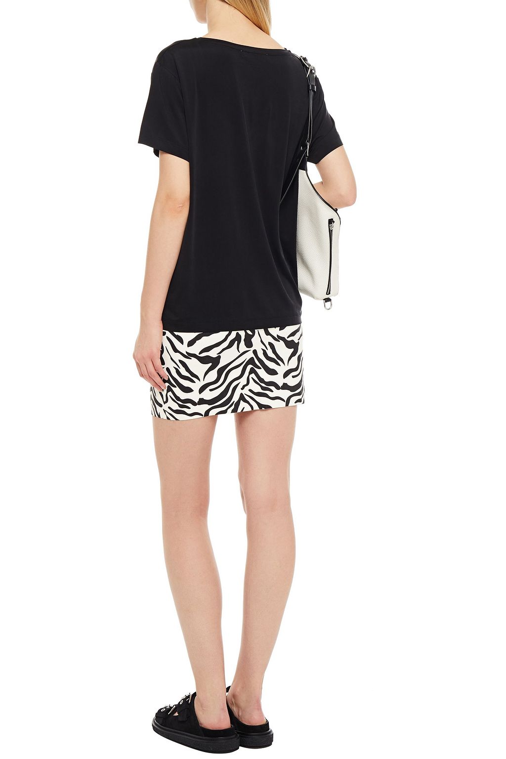 SAMSØE Φ SAMSØE Cupro-blend jersey T-shirt