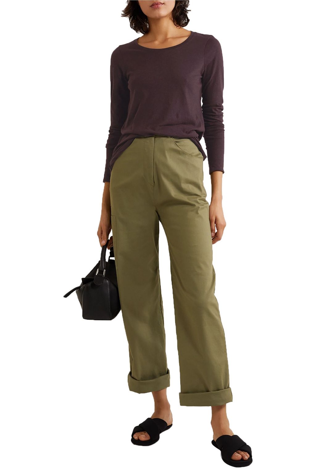 ATM ANTHONY THOMAS MELILLO Slub Pima cotton and modal-blend jersey top