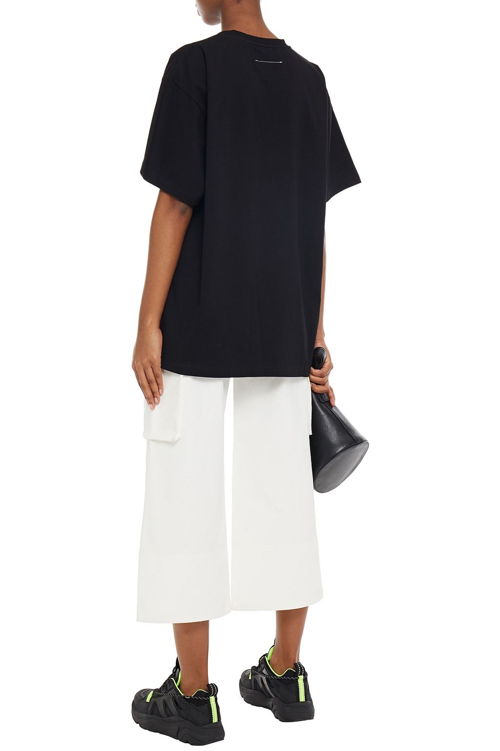 MM6 MAISON MARGIELA Appliquéd cotton-jersey T-shirt
