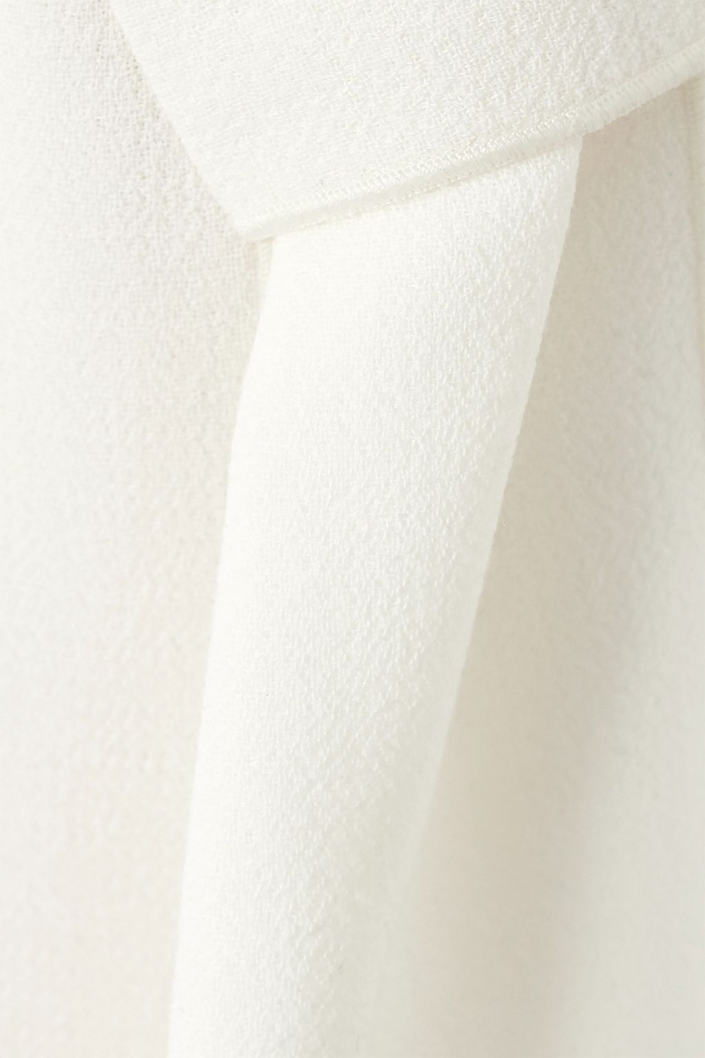 ROLAND MOURET Sherbrooke tie-detailed wool-crepe wide-leg pants