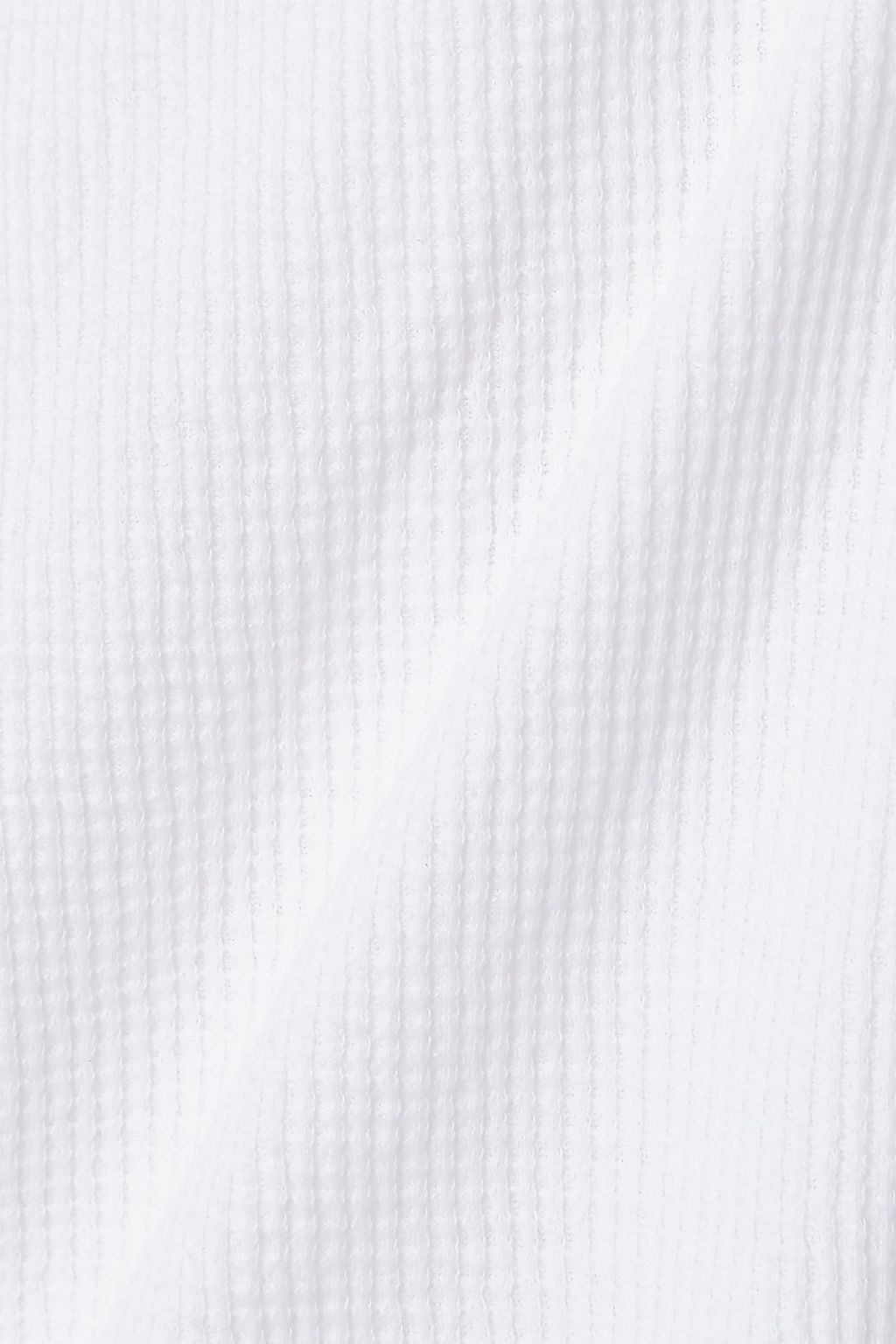 BASSIKE Waffle-knit cotton top