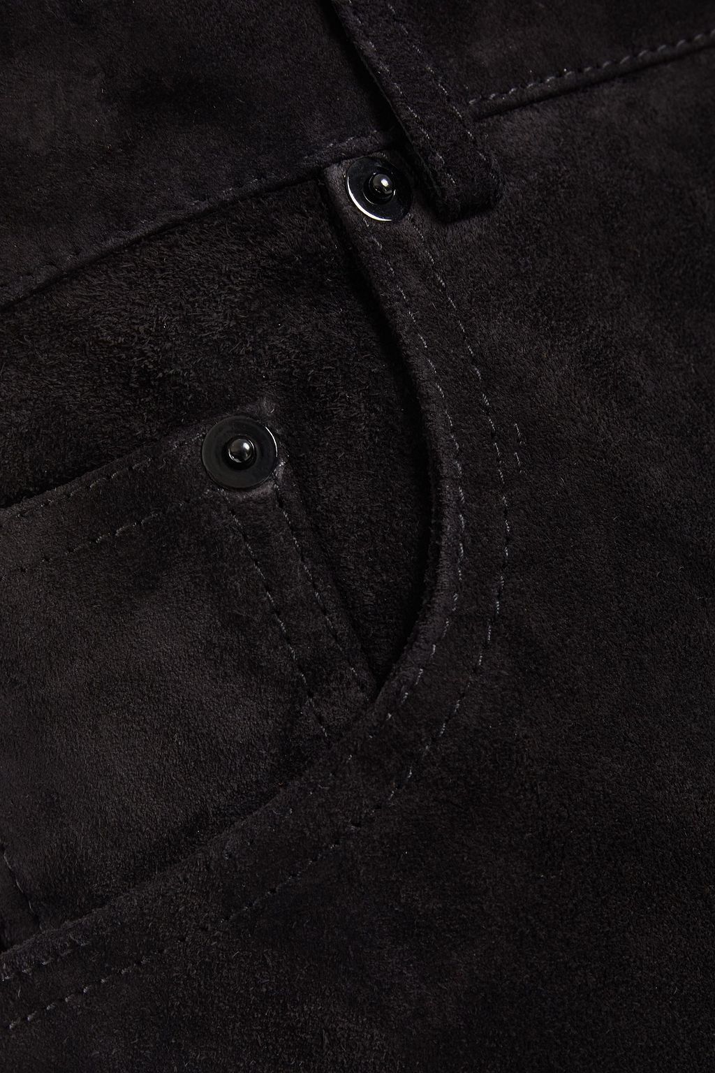 SAINT LAURENT Suede shorts