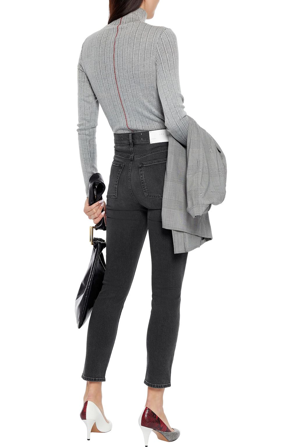 IRO Hauss cropped high-rise skinny jeans