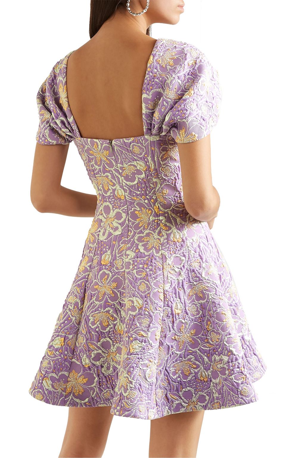 ROTATE BIRGER CHRISTENSEN Petra off-the-shoulder brocade mini dress