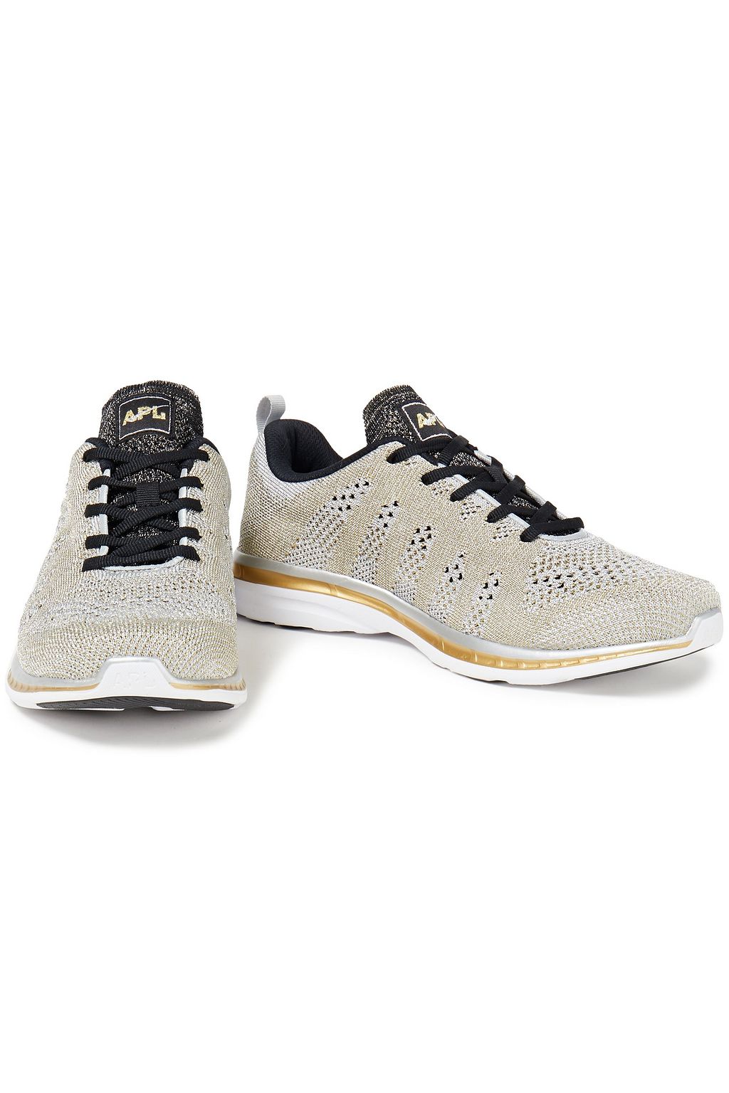 APL ATHLETIC PROPULSION LABS TechLoom Pro metallic mesh sneakers