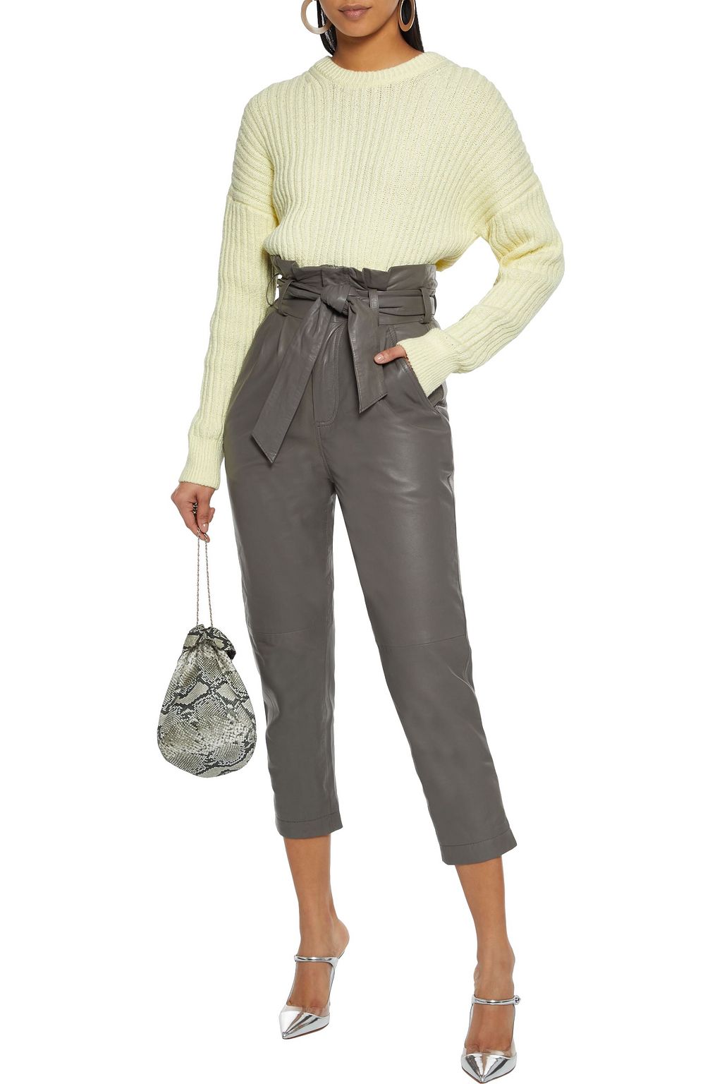 A.L.C. Odessa ribbed cotton sweater