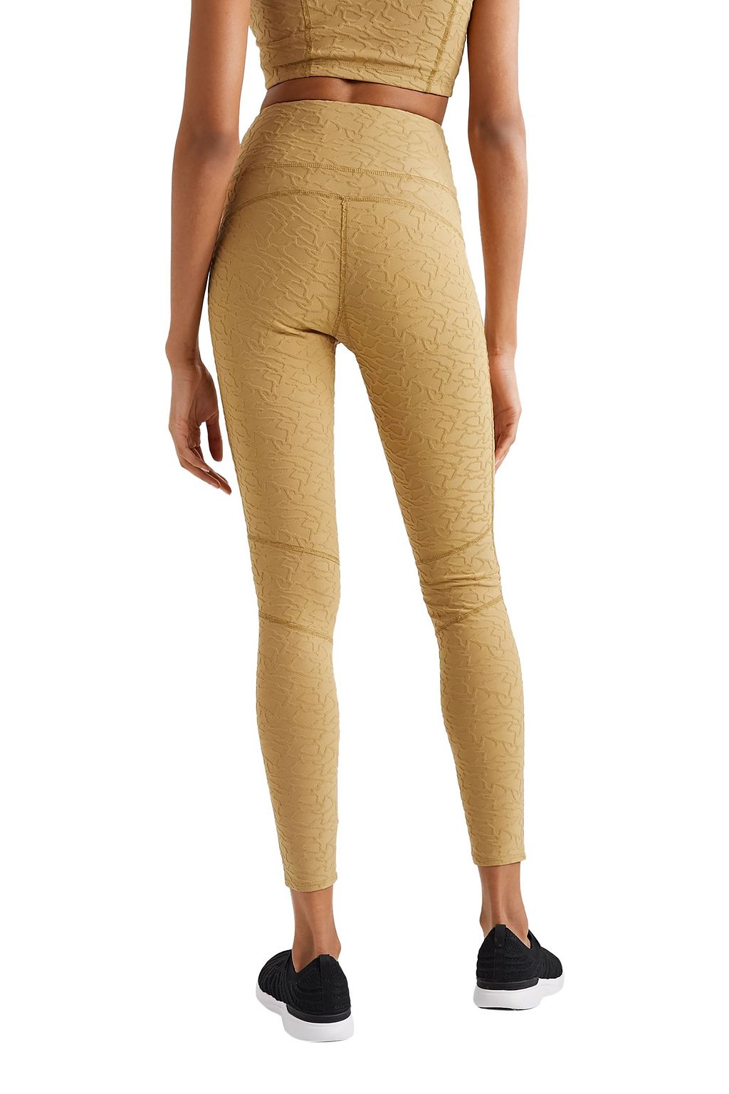 TWENTY MONTRÉAL Roaming Giraffe stretch jacquard-knit leggings