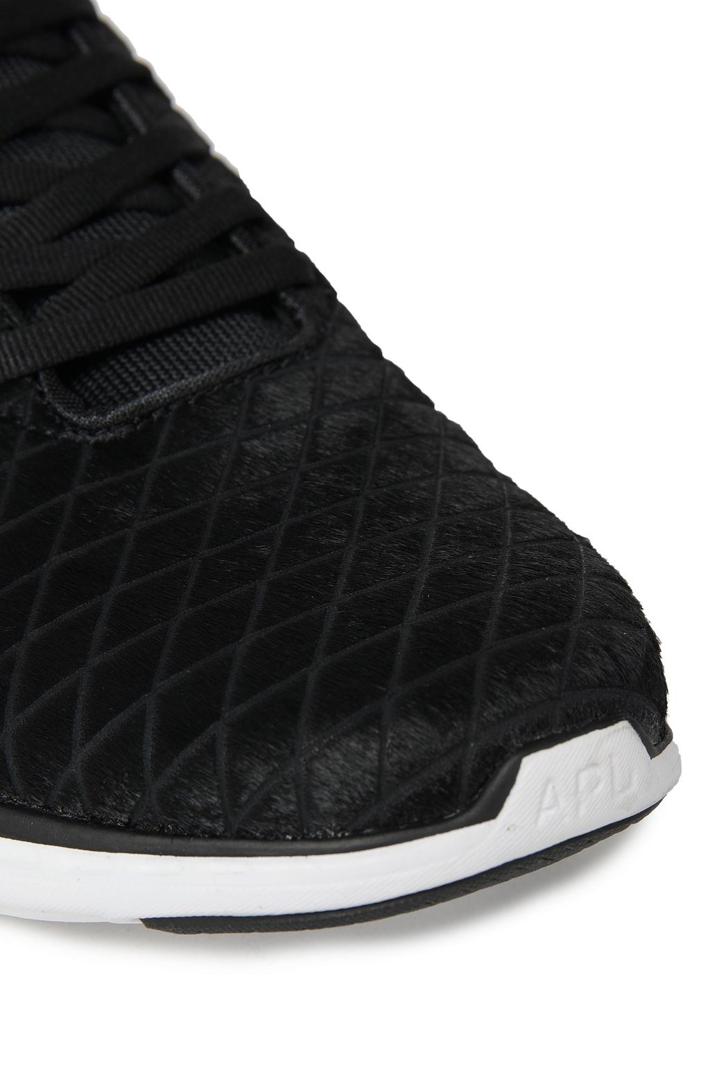 APL ATHLETIC PROPULSION LABS TechLoom Pro glittered calf hair and neoprene sneakers