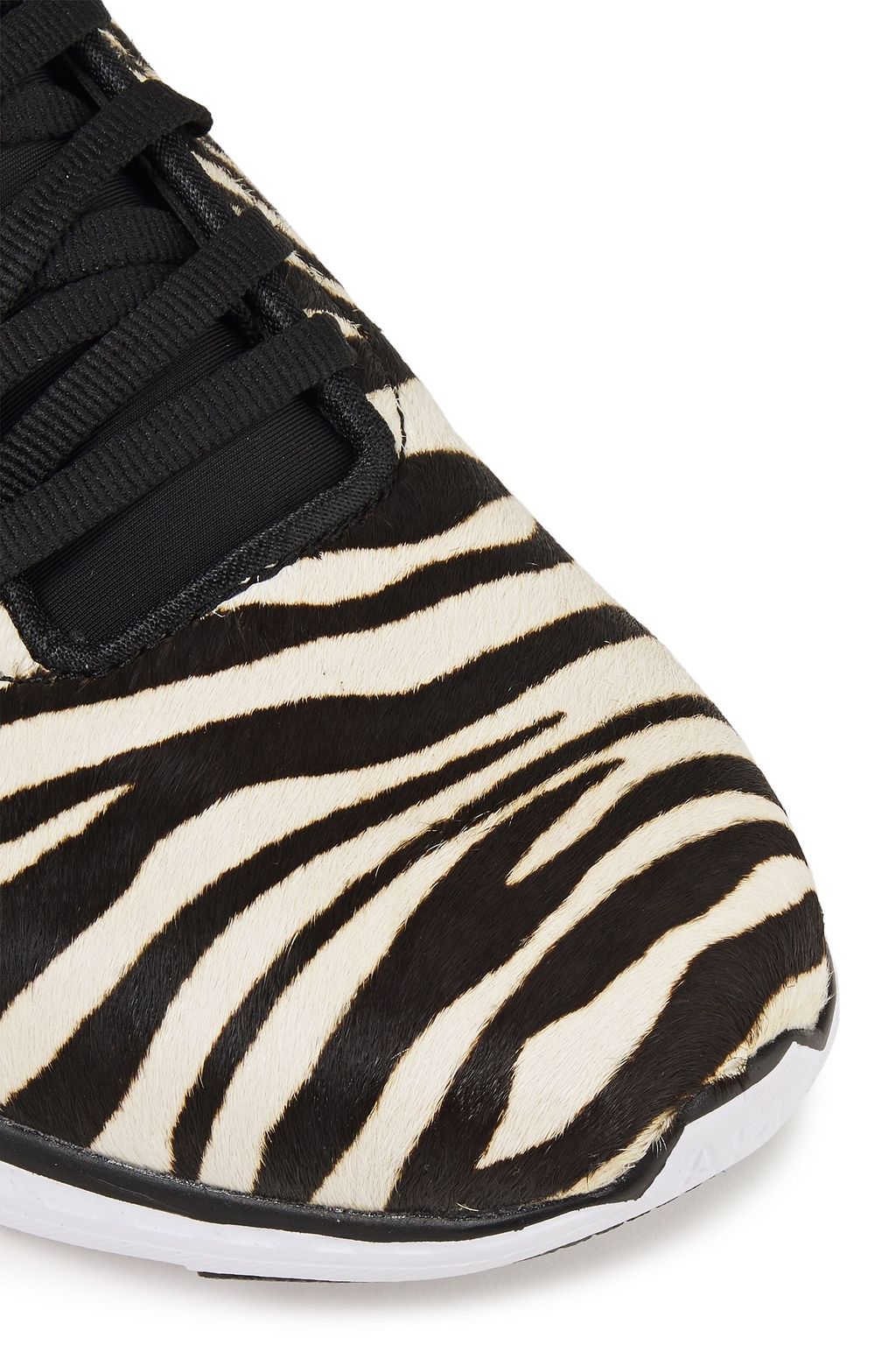 APL ATHLETIC PROPULSION LABS TechLoom Pro zebra-print calf hair and neoprene sneakers