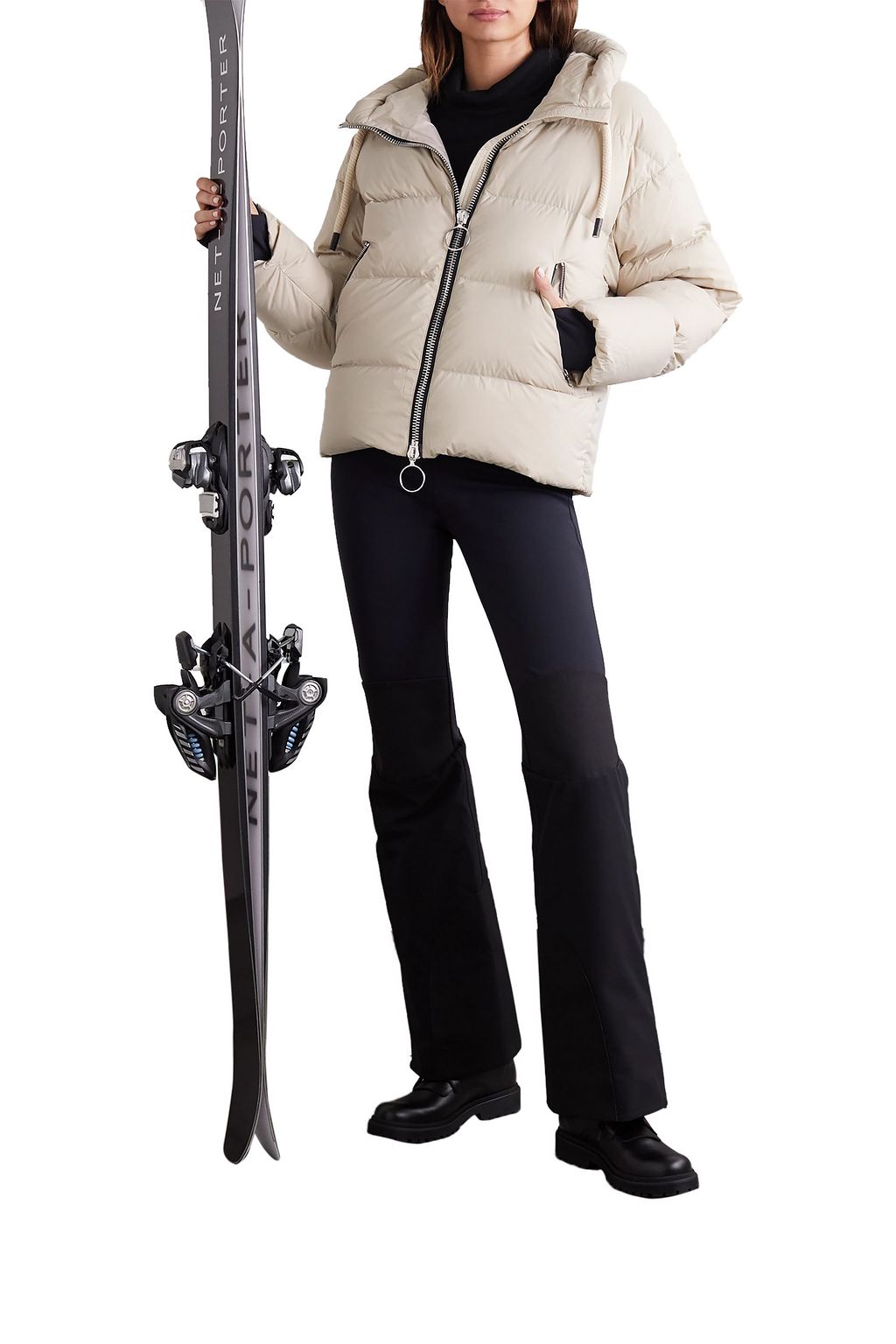 IENKI IENKI Dunno quilted hooded down jacket