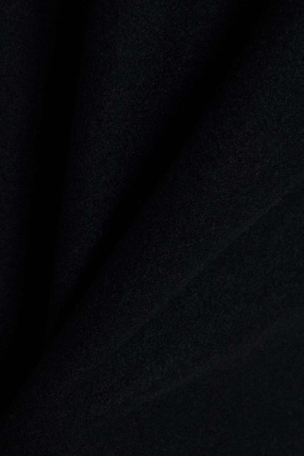 SAINT LAURENT Wool-felt maxi dress
