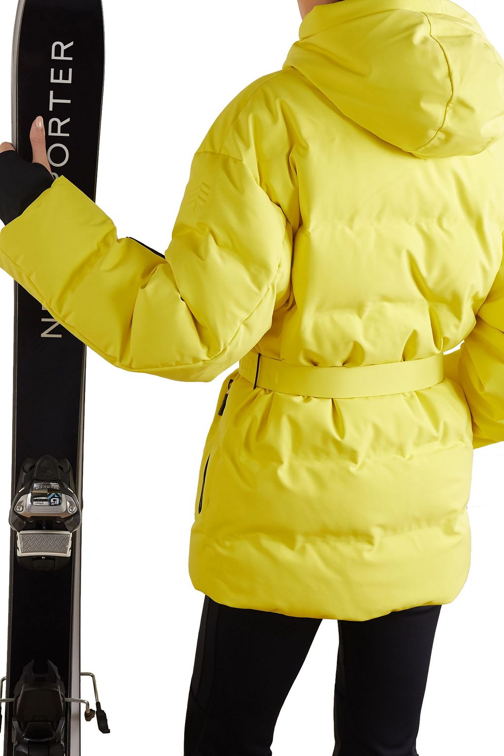 IENKI IENKI Sheena belted quilted hooded down ski jacket