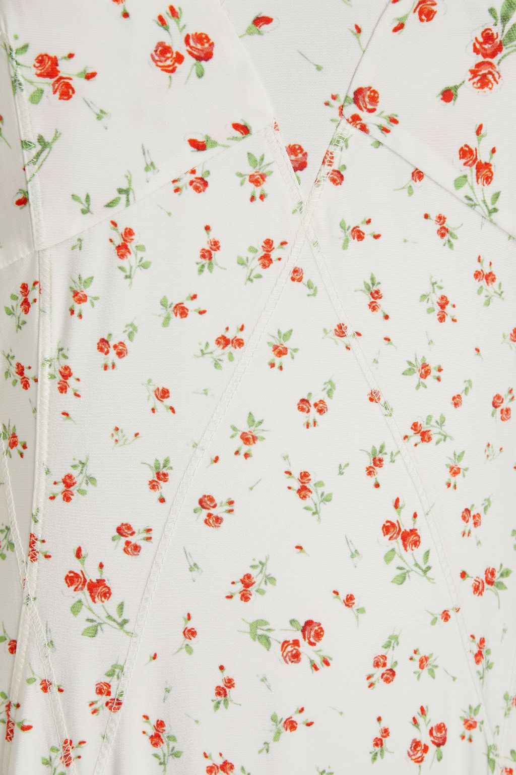 PACO RABANNE Floral-print jersey midi dress